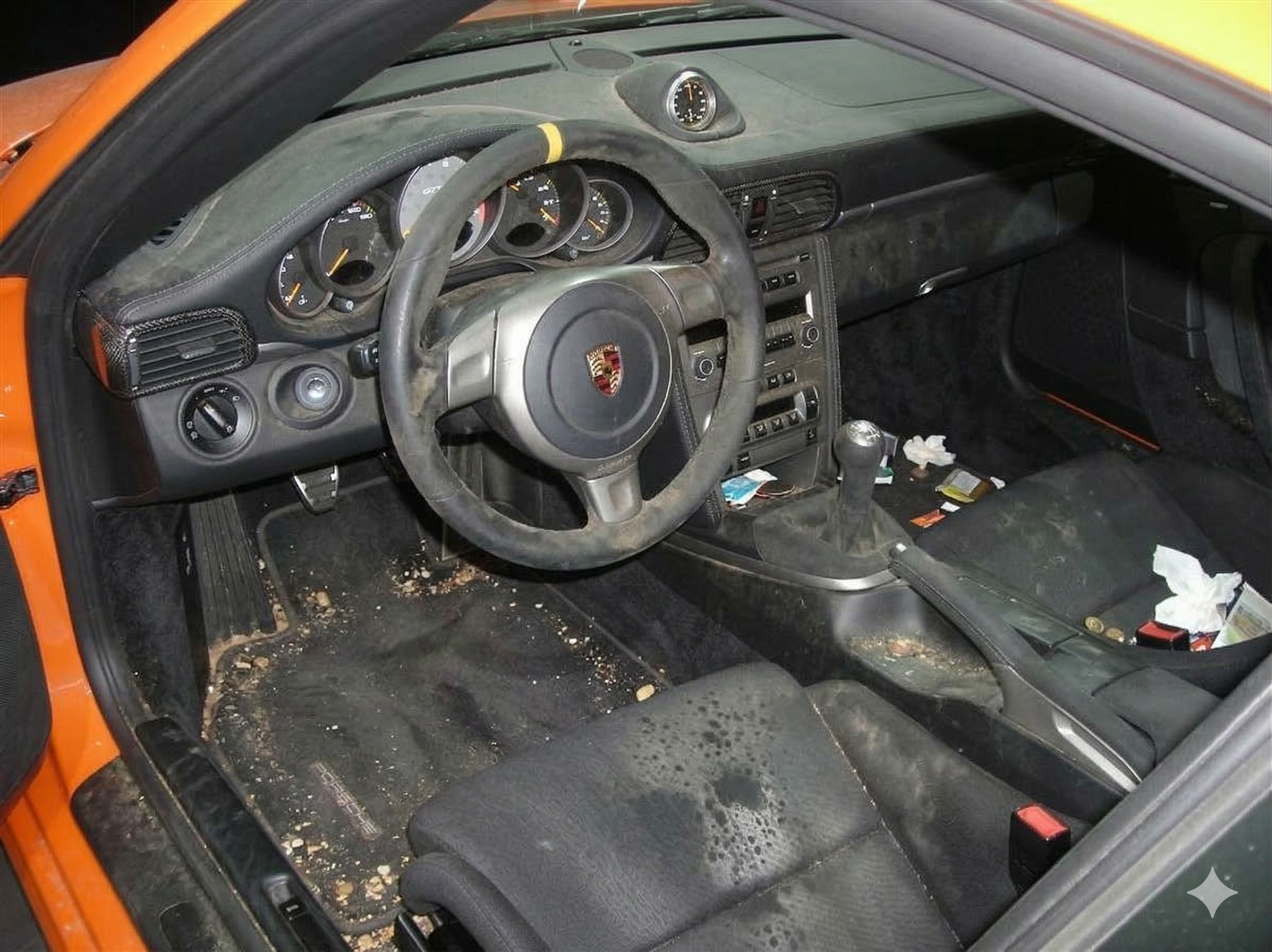 Siège avant nettoyage